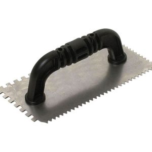 Marshalltown QLT 4 in. W X 9 in. L Steel Square and V Notched Trowel