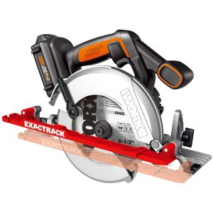 Worx 20 V 6-1/2 in. Cordless Brushless Circular Saw Kit (Battery & Charger)