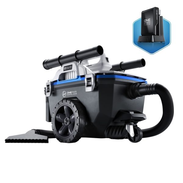 Hoover ONEPWR BH57125 6 gal Cordless Wet/Dry Utility Vacuum 4 amps 20 V