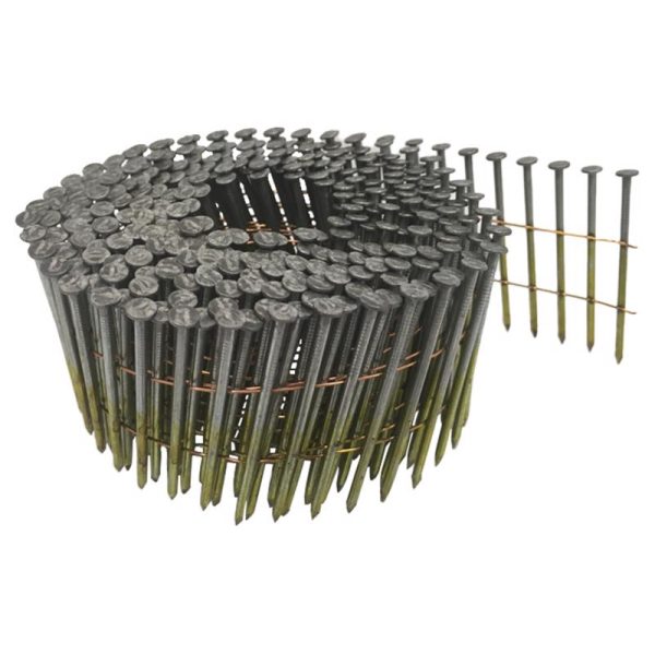 Metabo HPT 2-1/4 in. Wire Coil Electro Galvanized Siding Nails 15 deg 3600 pk