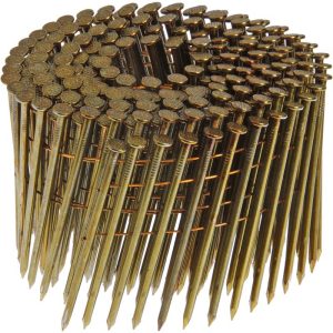 Grip-Rite 3-1/4 in. 11 Ga. Wire Coil Coated Framing Nails 15 deg 2500 pk