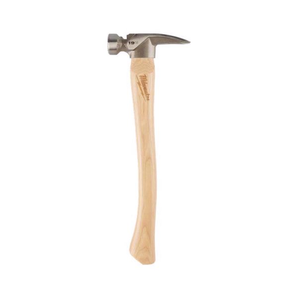 Milwaukee 19 oz Milled Face Framing Hammer Hickory Handle