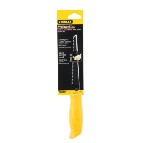 Stanley 6 in. Drywall Wallboard Saw 9 TPI 1 pc