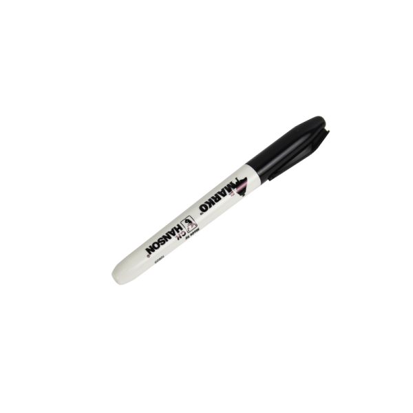 C.H. Hanson Sure Point Black Medium Tip Permanent Marker 1 pk