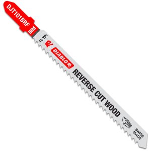 Diablo 4 in. Bi-Metal T-Shank Reverse Cut Jig Saw Blade 10 TPI 5 pk