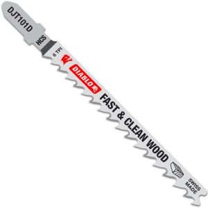 Diablo 4 in. High Carbon Steel T-Shank Clean Wood Jig Saw Blade 6 TPI 5 pk