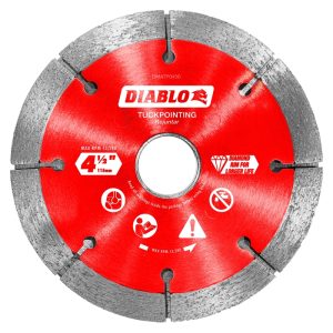 Diablo 4-1/2 in. D X 7/8 in. Diamond Tuck Point Masonry Cut-Off Wheel