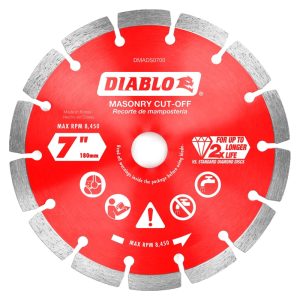 Diablo 7 in. D X 7/8 in. Diamond Segmented Masonry Cut-Off Disc