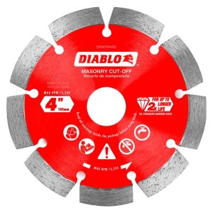 Diablo 4 in. D X 7/8 in. Diamond Segmented Masonry Cut-Off Disc