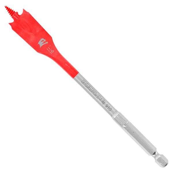 Diablo SPEEDemon 11/16 in. X 6 in. L High Speed Steel Spade Bit 1 pk