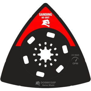 Diablo Starlock 3-1/2 in. W Carbide Grit Oscillating Sanding Plate 1 pk