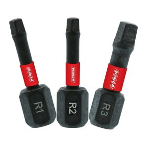 Diablo Square 1 in. L SQ Variety Driver Bit Set Black Oxide 3 pc