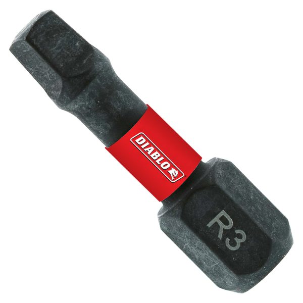 Diablo Square #3 X 1 in. L SQ3 Driver Bit Black Oxide 5 pk
