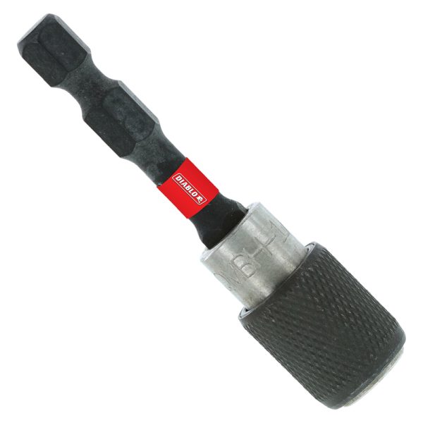 Diablo Hex 2-3/8 in. L Quick-Change Magnetic Bit Holder Black Oxide 1 pc