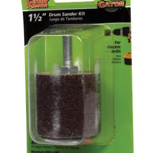 Gator 1.5 in. D X 1.5 in. L Aluminum Oxide Drum Sander Kit 50 Grit Coarse 1 pc