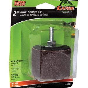 Gator 2 in. D X 2 in. L Aluminum Oxide Drum Sander Kit 50 Grit Coarse 1 pc