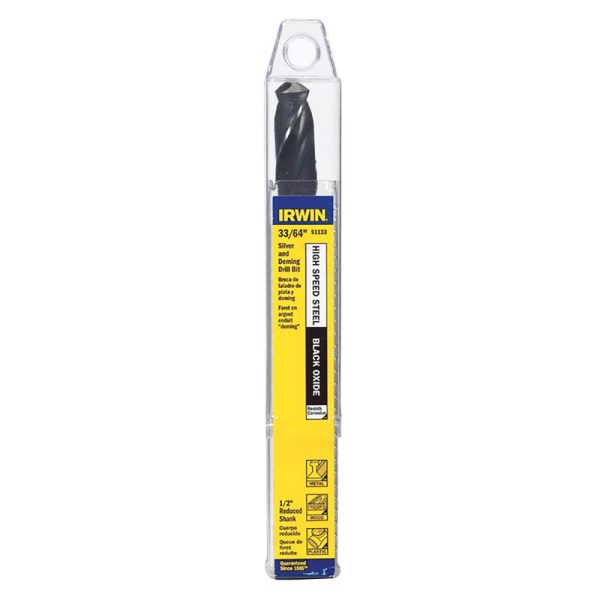 Irwin 33/64 in. X 6 in. L High Speed Steel Drill Bit 1 pc