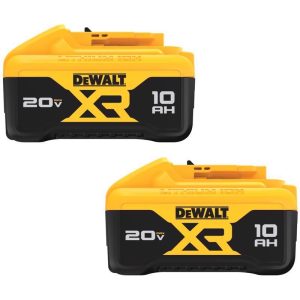DEWALT 20V MAX XR DCB210-2 20 V 10 Ah Lithium-Ion Battery 2 pc
