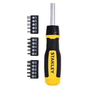 Stanley 15 pc Assorted Ratcheting Screwdriver Set