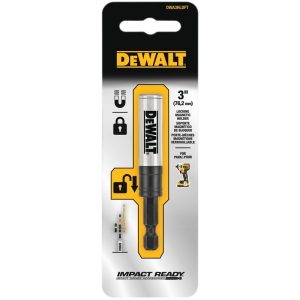 DeWalt Impact Ready Hex 1/4 in. X 3 in. L Magnetic Bit Holder 1 pc
