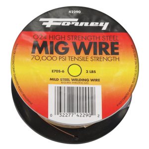 Forney 0.024 in. Mild Steel MIG Welding Wire 70000 psi 2 lb