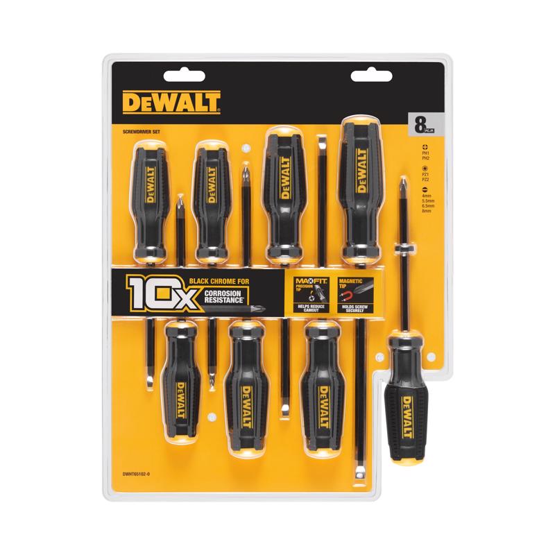 Dewalt Toughseries Demolition Screwdriver Set 8 Pc Paintplace New York