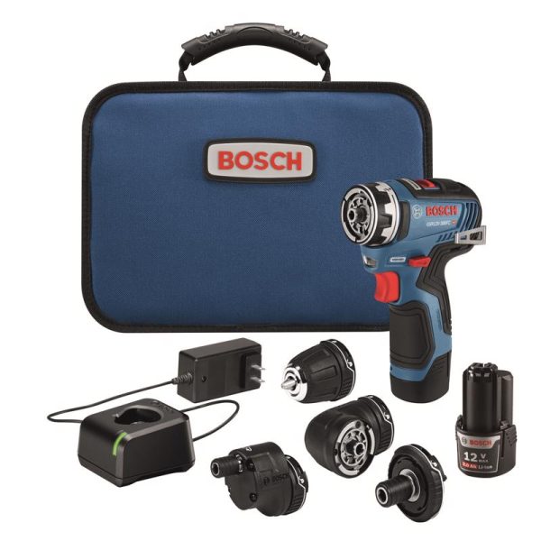 Bosch Chameleon 12 V 1/4 in. Brushless Cordless 5-In-1 Drill Kit (Battery & Charger)