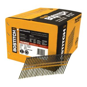 Bostitch 3-1/4 in. Angled Strip Coated Framing Nails 21 deg 4,000 pk
