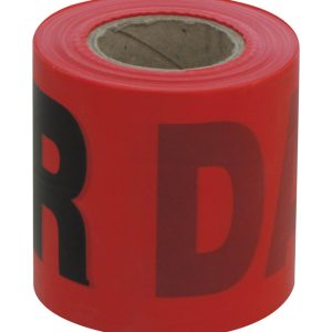 C.H. Hanson 200 ft. L X 3 in. W Plastic Danger Barricade Tape Red