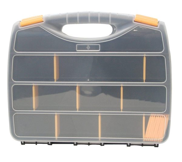 Quantum Storage 10.25 in. W X 3 in. H Storage Organizer Plastic 32 compartments Black