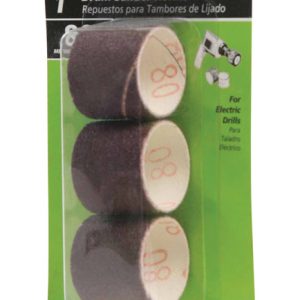 Gator 1 in. D X 1 in. L Aluminum Oxide Abrasive Sleeve Refill 80 Grit Medium 3 pc