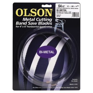 Olson 64.5 in. L X 0.5 in. W Bi-Metal Band Saw Blade 10 TPI Wavy teeth 1 pk