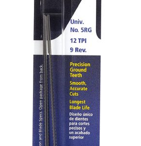 Olson 5 in. Carbon Steel Scroll Saw Blade 12 TPI 6 pk