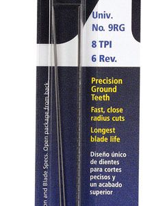 Olson 5 in. Carbon Steel Scroll Saw Blade 8 TPI 6 pk