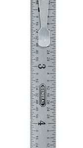 General 6 in. L X 1/2 in. W Stainless Steel Precision Rule Metric