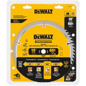 DeWalt 10 in. D X 5/8 in. Carbide Circular Saw Blade 60 teeth 1 pk
