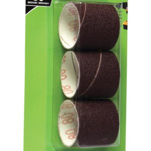 Gator 1.5 in. D X 1.5 in. L Aluminum Oxide Drum Sander Refill 80 Grit Medium 3 pc