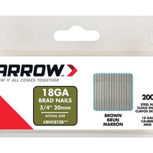 Arrow BN18 18 Ga. X 3/4 in. L Galvanized Steel Brad Nails 2000 pk 0.8 lb