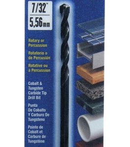 ARTU 7/32 in. X 3-3/4 in. L Tungsten Carbide Tipped Drill Bit 1 pc