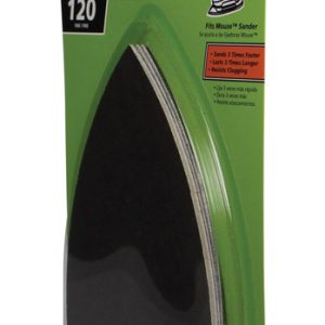 Gator Mouse 5 in. L X 3-1/2 in. W 120 Grit Zirconium Oxide Mouse Sandpaper 4 pk
