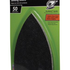 Gator Mouse 5 in. L X 3-1/2 in. W 50 Grit Zirconium Oxide Mouse Sandpaper 4 pk