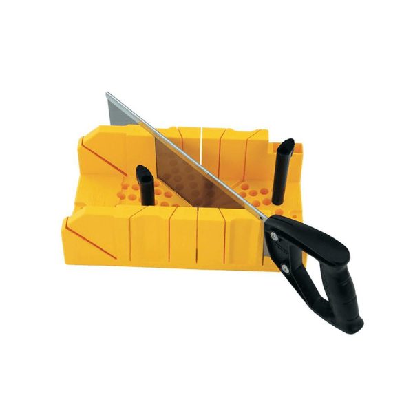 Stanley 18.5 in. L High Impact Polypropylene Clamping Miter Box with Saw 1 pc