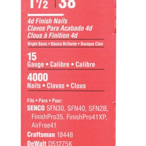 Senco 1-1/2 in. 15 Ga. Angled Strip Bright Finish Nails 34 deg 4000 pk
