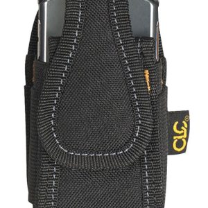 CLC 1 pocket Polyester Cell Phone Holder 2.3 in. L X 4.3 in. H Black