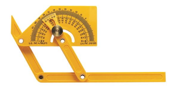 General 8-5/8 in. L X 3-3/4 in. W Protractor 1 pc