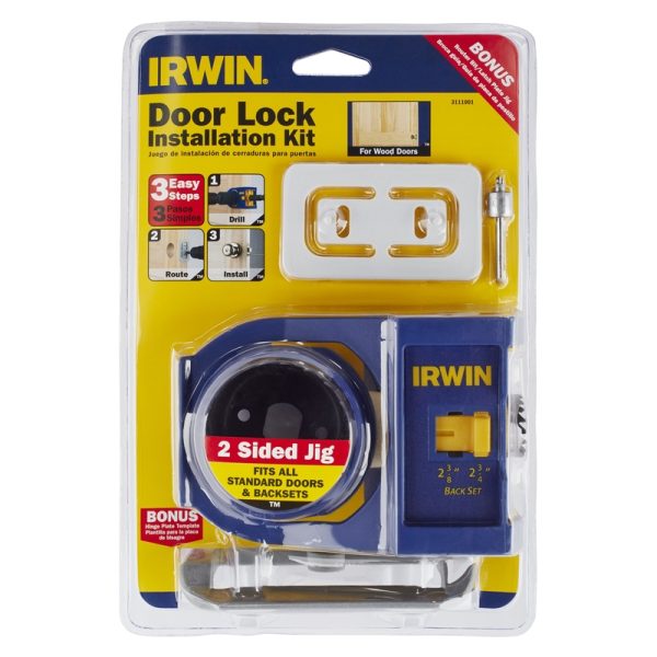 Irwin Door Lock Installation Kit 7 pc