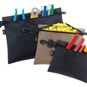 CLC 1.5 in. W X 9 in. H Polyester Tool Pouch Set Assorted 3 pc