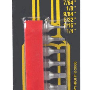 Best Way Tools Assorted 1/4 in. X 1 in. L Screwdriver Bit Carbon Steel 9 pc