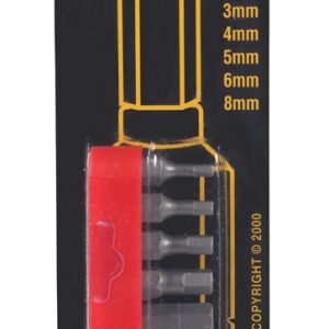 Best Way Tools Assorted 1/4 in. X 1 in. L Screwdriver Bit Carbon Steel 6 pc
