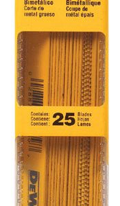 DeWalt 8 in. Bi-Metal Reciprocating Saw Blade 14 TPI 25 pk